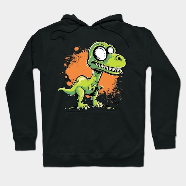 cute dino Hoodie by sample the dragon